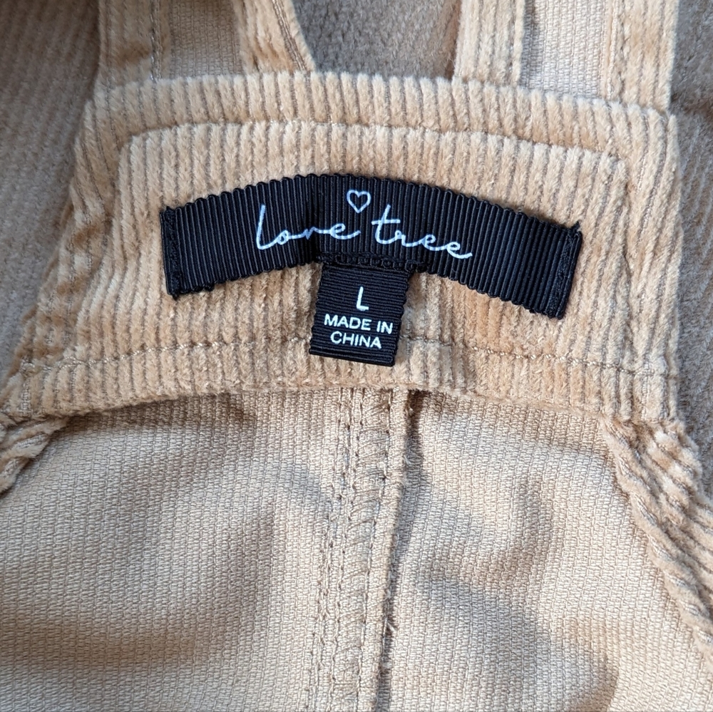 Corduroy Miniskirt Overalls - Picture 3 of 4